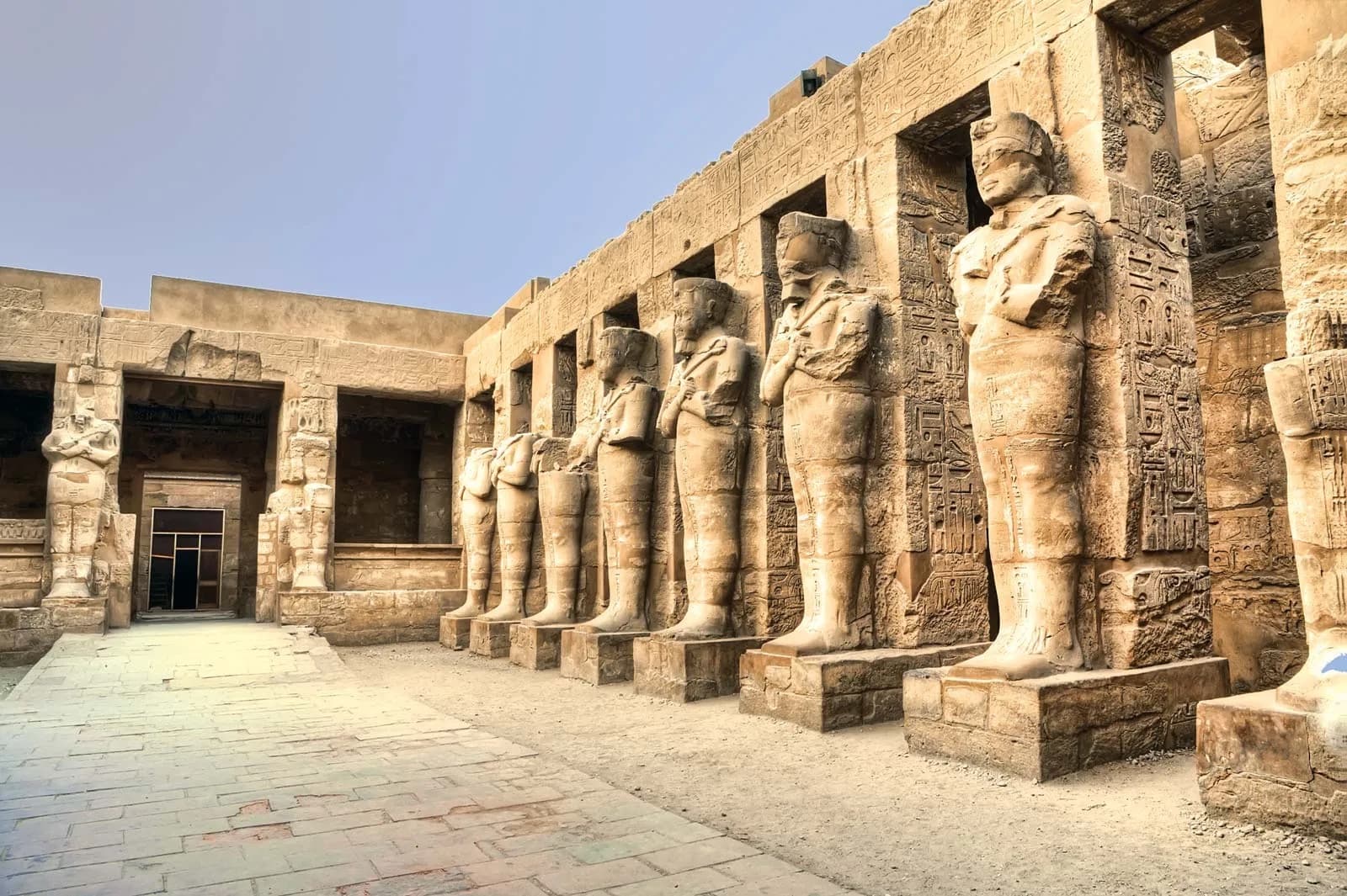 Karnak Temple complex and its grand columns